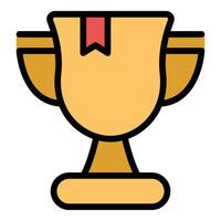 Staff training cup icon vector flat