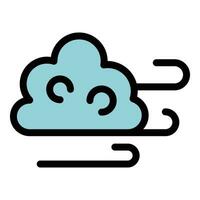 Clean air icon vector flat