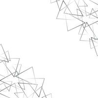Premium background of triangles with copy space vector