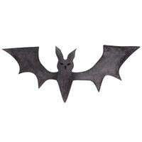 Bat. Halloween.Isolated element on white background. watercolor illustration vector