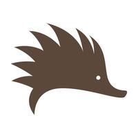 Hedgehog logo icon design vector