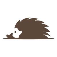 Hedgehog logo icon design vector