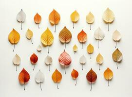 Autumn leaves collection photo