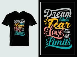 Typography or lettering and trendy quote or hand drawn lettering graphic for unique t shirt design vector