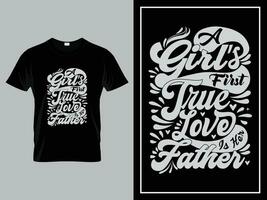 Dad typography t shirt design, Father's day tshirt design vector