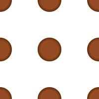 Pattern homemade cookie different taste in pastry biscuit vector