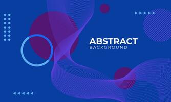 geometric blue color abstract background flat design. dynamic linear wave background design suitable for banners, posters and wallpapers. vector