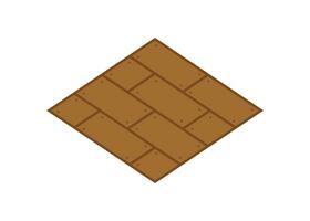 wooden floor tile icon design vector