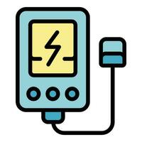 Working power charge icon vector flat