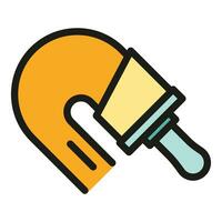 Paint pencil icon vector flat