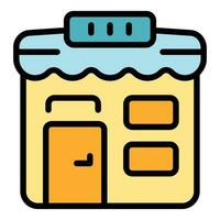 Street store offer icon vector flat