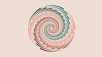 Abstract dotted spiral vortex background for your creative project. You can used it as a banner or party flyer background. This can also be used as data cycle of information. vector