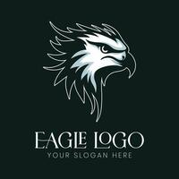 águila logo vector valores ilustración, águila mascota logo