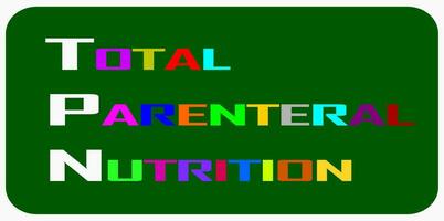 TPN-total parenteral nutrition. compose of IVFE, amino acids, dextrose, mineral, trace element, and water. Letter, Name, Word., Text concepts. vector