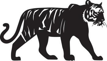 Tiger vector silhouette illustration, Tiger Clip art