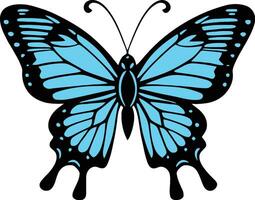 Free Butterfly Silhouette Vector Illustrations