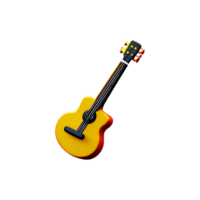 guitar icon on transparent background png