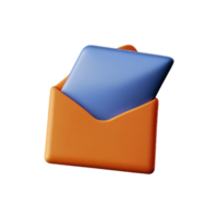 a laranja envelope com uma azul e laranja envelope png