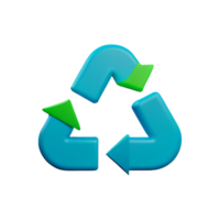 een recycle symbool met pijlen Aan het png
