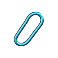 a blue metal clip on a transparent background png