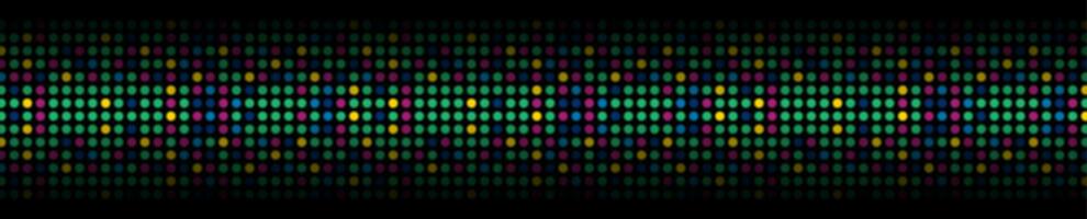 Colorful abstract shiny light circles web header banner vector
