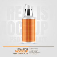 realistico modello PSD modello cosmetico spray bottiglia