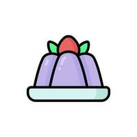 Simple Jelly lineal color icon. The icon can be used for websites, print templates, presentation templates, illustrations, etc vector