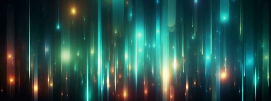 Dynamic RGB Color Waves and Vertical Lights in Abstract Harmony Generative AI photo