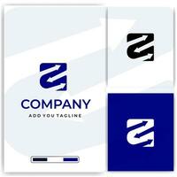 un negocio tarjeta con el logo para empresa s vector