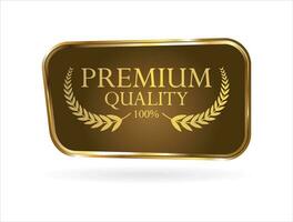 Premium quality labels and badges vector collection