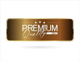 Premium quality labels and badges vector collection