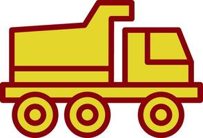 Toy Truck Vector Icon Design