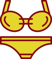 bikini vector icono diseño