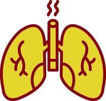 diseño de icono de vector de pulmones