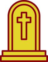 Tomb Vector Icon Design