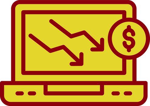 Decrease Vector Icon Design
