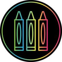 Crayons Vector Icon Design
