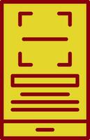 Qr Scan Vector Icon Design