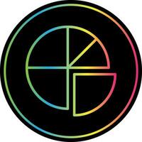 Pie Chart Vector Icon Design