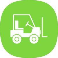 Forklift Vector Icon Design