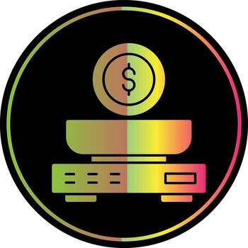 diseño de icono de vector de peso