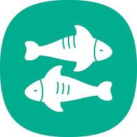 Fishes Vector Icon Design