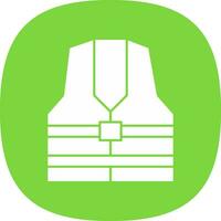 Life Jacket Vector Icon Design