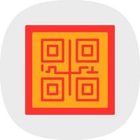 Qr COde Vector Icon Design