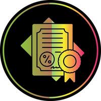 Certificate Vector Icon Design