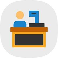 Cashier Vector Icon Design