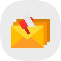 Email Marketing Vector Icon Design