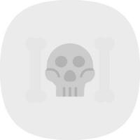 Skull And Bones Vector Icon Design