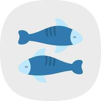 Fishes Vector Icon Design