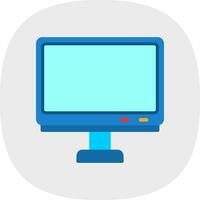 Monitor Vector Icon Design